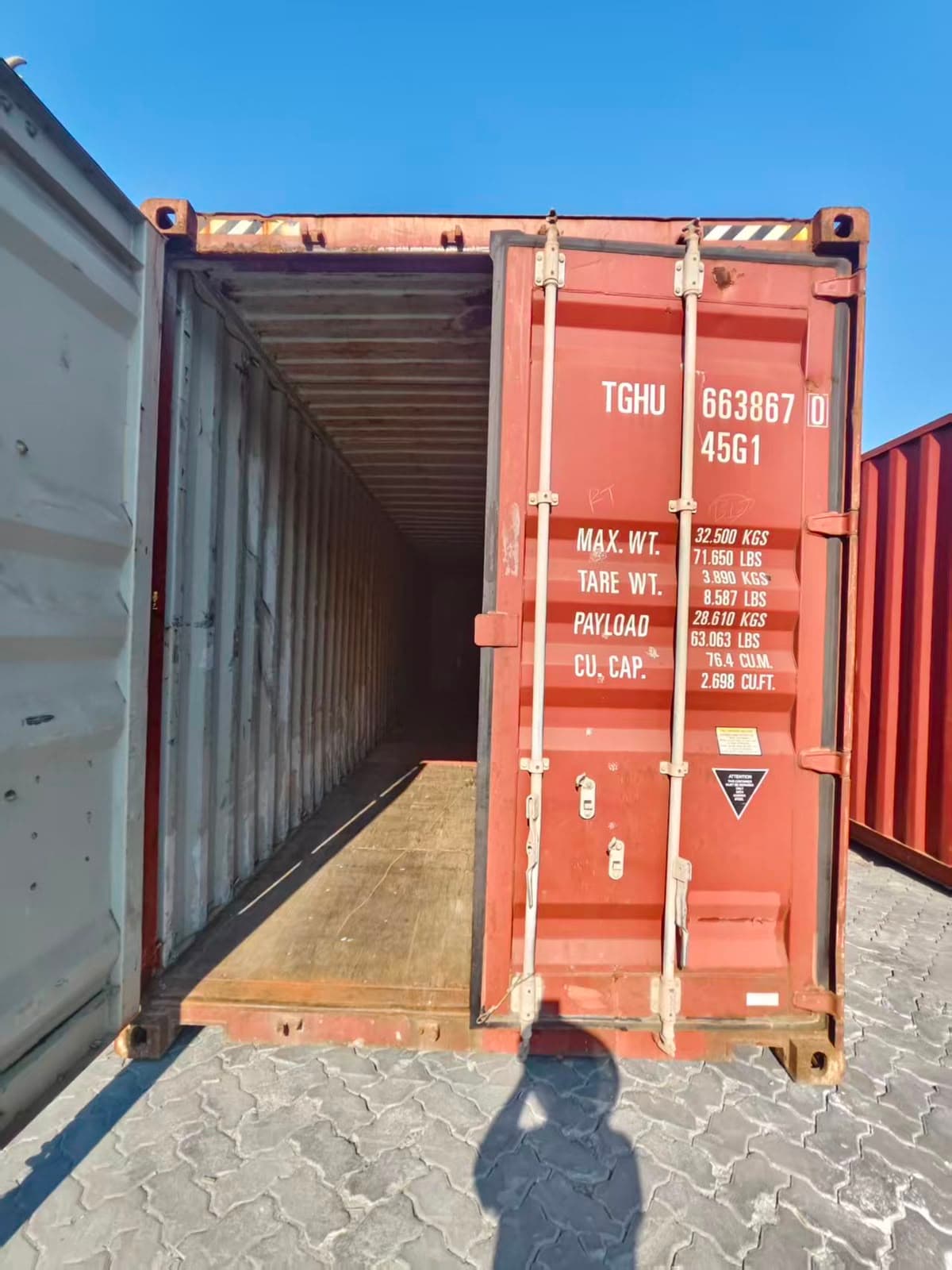 40FT HC USED SOLID SEACAN
