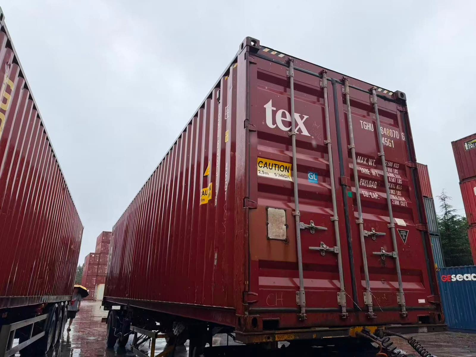 40FT HC USED SOLID SEACAN