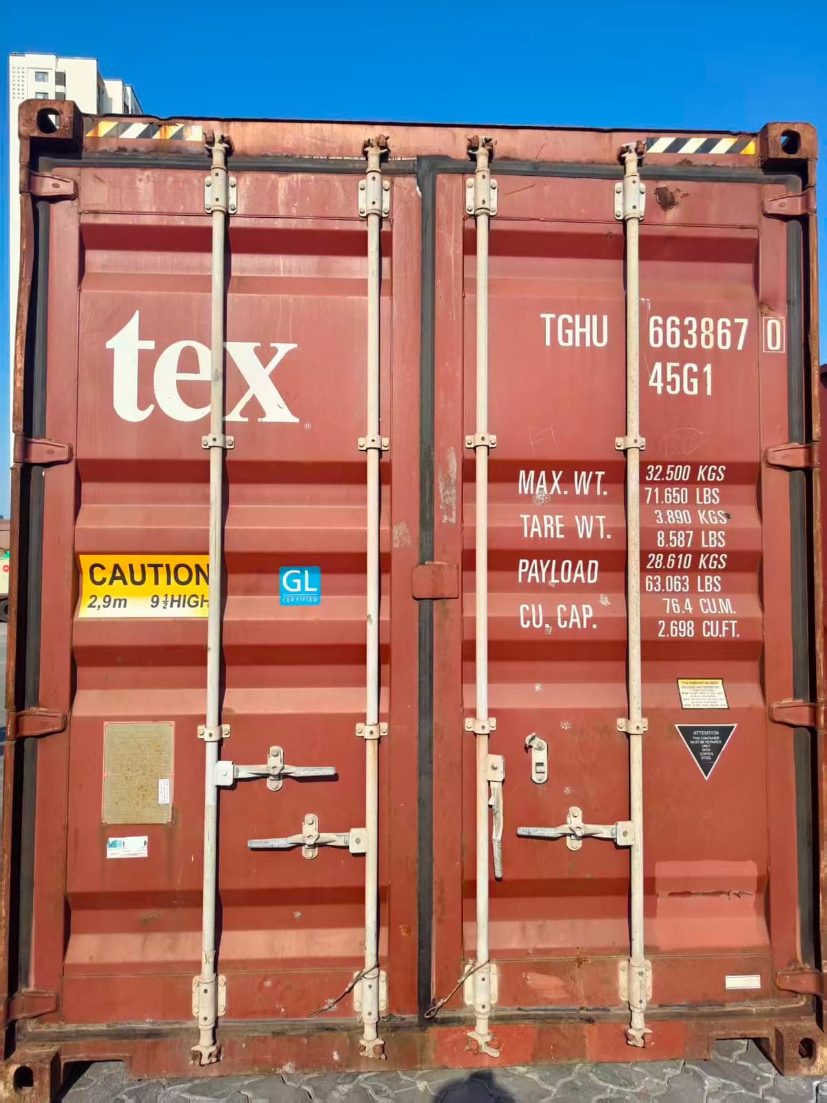 40FT HC USED SOLID SEACAN